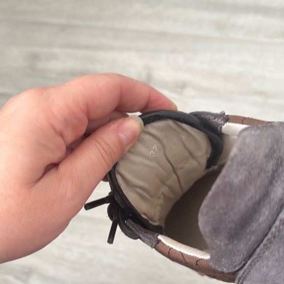 Brunello Cucinelli Gray and Brown Sneakers - Picture 2 of 6